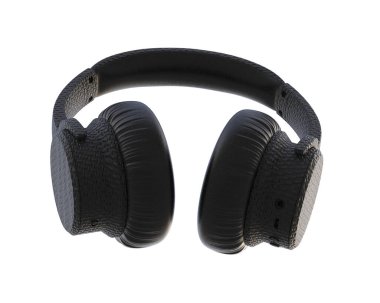 Beyaz arkaplanda izole kulaklıklar 