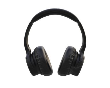 Beyaz arkaplanda izole kulaklıklar 