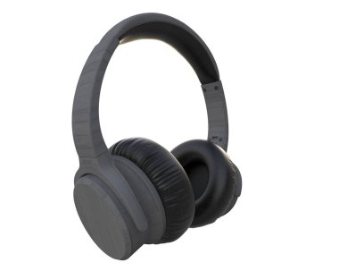 Beyaz arkaplanda izole kulaklıklar 