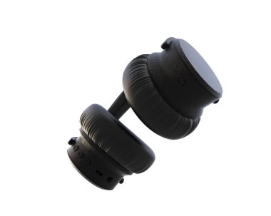 Beyaz arkaplanda izole kulaklıklar 