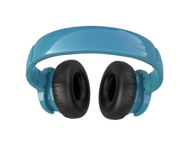 Beyaz arkaplanda izole kulaklıklar 