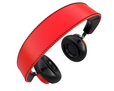 Beyaz arkaplanda izole kulaklıklar 