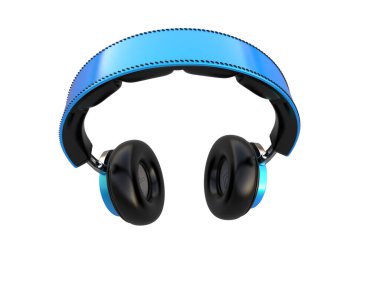 Beyaz arkaplanda izole kulaklıklar 