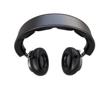 Beyaz arkaplanda izole kulaklıklar 