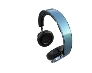 Beyaz arkaplanda izole kulaklıklar 