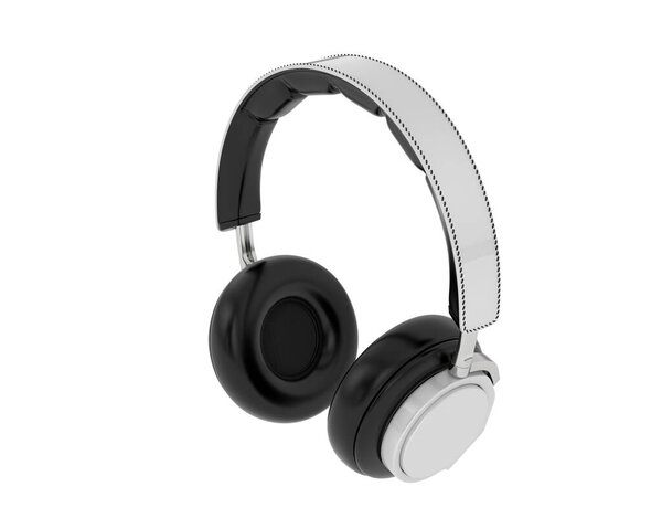 headphones isolated on white background 