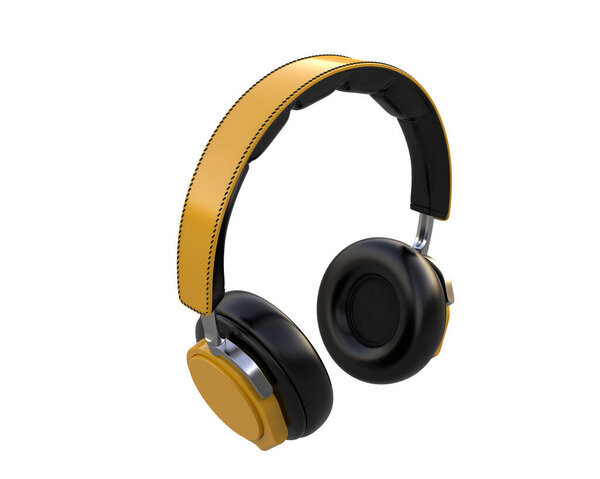 headphones isolated on white background 