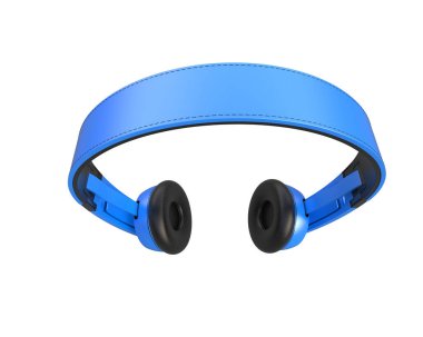 Beyaz arkaplanda izole kulaklıklar 