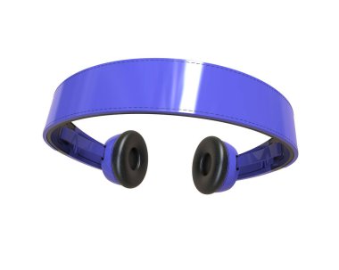 Beyaz arkaplanda izole kulaklıklar 