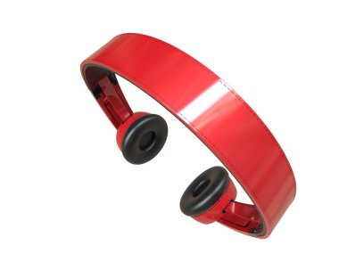 Beyaz arkaplanda izole kulaklıklar 