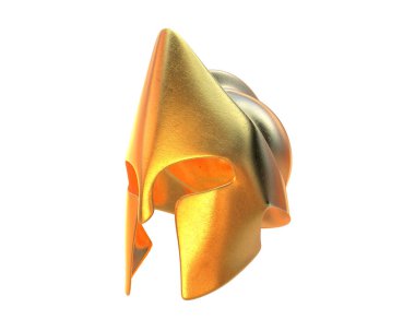 Beyaz bir arka plan üzerinde izole kask