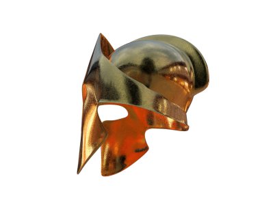 Beyaz bir arka plan üzerinde izole kask