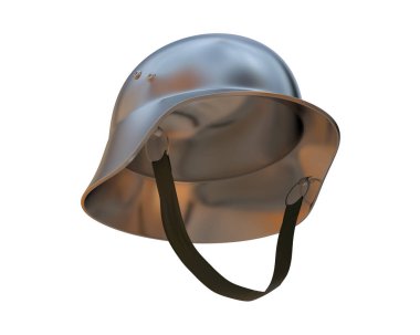 Beyaz arkaplanda izole edilmiş kask  