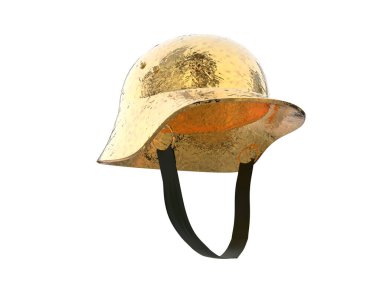 Beyaz arkaplanda izole edilmiş kask  