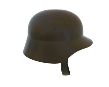 Beyaz arkaplanda izole edilmiş kask  