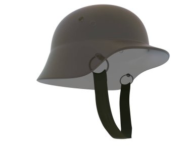 Beyaz arkaplanda izole edilmiş kask  