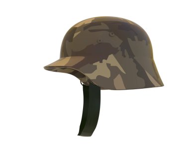 Beyaz arkaplanda izole edilmiş kask  