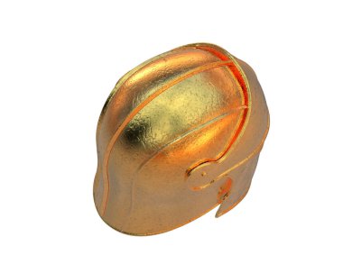 Şövalye miğferi arka planda. 3d görüntüleme - illüstrasyon