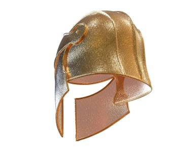 Şövalye miğferi arka planda. 3d görüntüleme - illüstrasyon