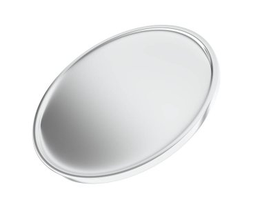 Beyaz arkaplanda kalkan izole edildi 