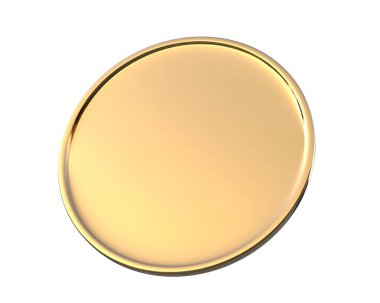 Beyaz arkaplanda kalkan izole edildi 