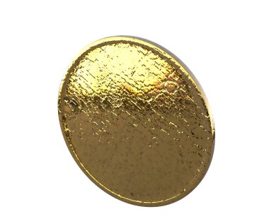 Beyaz arkaplanda kalkan izole edildi 