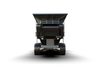 Hasatçı arka planda izole edilmiş. 3d görüntüleme - illüstrasyon