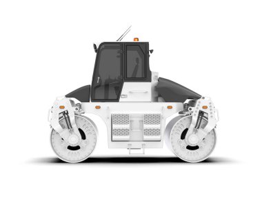 Sıkıştırıcı beyaz arkaplanda izole edildi. 3d görüntüleme - illüstrasyon