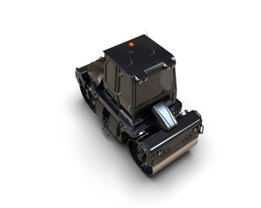 Sıkıştırıcı beyaz arkaplanda izole edildi. 3d görüntüleme - illüstrasyon