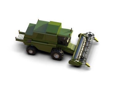 Hasatçı arka planda izole edilmiş. 3d görüntüleme - illüstrasyon