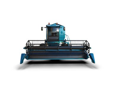 Hasatçı arka planda izole edilmiş. 3d görüntüleme - illüstrasyon