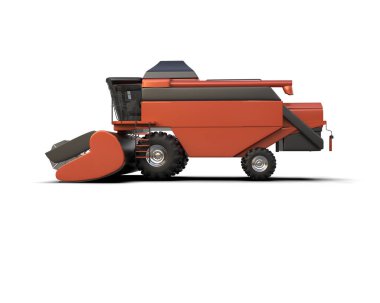 Hasatçı arka planda izole edilmiş. 3d görüntüleme - illüstrasyon