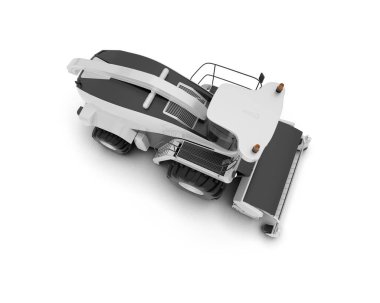 Hasatçı arka planda izole edilmiş. 3d görüntüleme - illüstrasyon