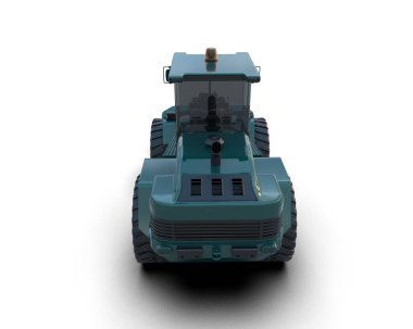 Kazıcı arka planda izole edildi. 3d görüntüleme - illüstrasyon