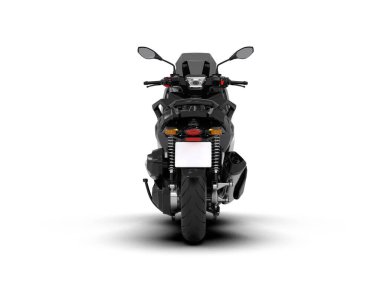 motorcycle isolated on white background. 3d rendering - illustration