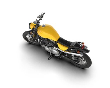 Arka planda hızlı bisiklet izole edilmiş. 3d görüntüleme - illüstrasyon