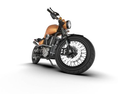 Arka planda hızlı bisiklet izole edilmiş. 3d görüntüleme - illüstrasyon