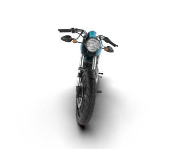 Arka planda hızlı bisiklet izole edilmiş. 3d görüntüleme - illüstrasyon