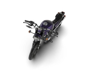 Arka planda hızlı bisiklet izole edilmiş. 3d görüntüleme - illüstrasyon