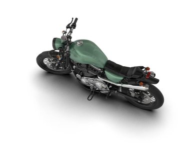 Arka planda hızlı bisiklet izole edilmiş. 3d görüntüleme - illüstrasyon