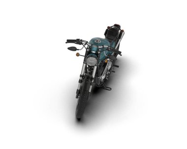 Arka planda hızlı bisiklet izole edilmiş. 3d görüntüleme - illüstrasyon