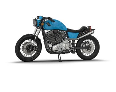 Arka planda hızlı bisiklet izole edilmiş. 3d görüntüleme - illüstrasyon