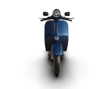 Scooter arka planda izole edilmiş. 3d görüntüleme - illüstrasyon