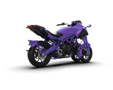 Arka planda süper motor izole edilmiş. 3d görüntüleme - illüstrasyon