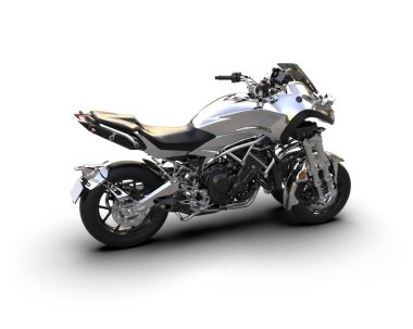 Arka planda süper motor izole edilmiş. 3d görüntüleme - illüstrasyon