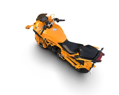 Arka planda süper motor izole edilmiş. 3d görüntüleme - illüstrasyon