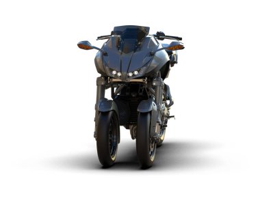 Arka planda süper motor izole edilmiş. 3d görüntüleme - illüstrasyon