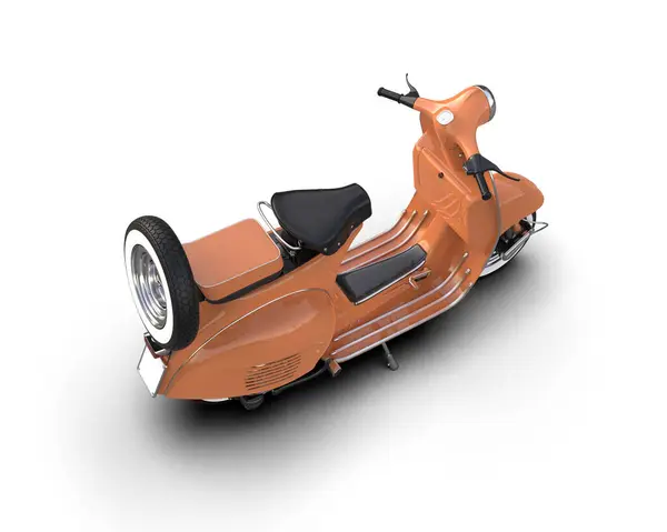 Scooter Isolerad Bakgrunden Återgivning Illustration — Stockfoto