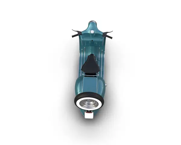 背景上被隔离的滑板车3D渲染 — 图库照片