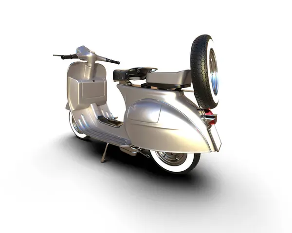 Scooter Isolated Background Rendering Illustration — 스톡 사진